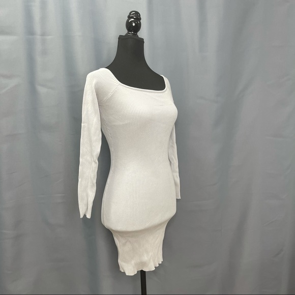 Urban Planet- Grey body on ribbed knit dress - Picture 2 of 5